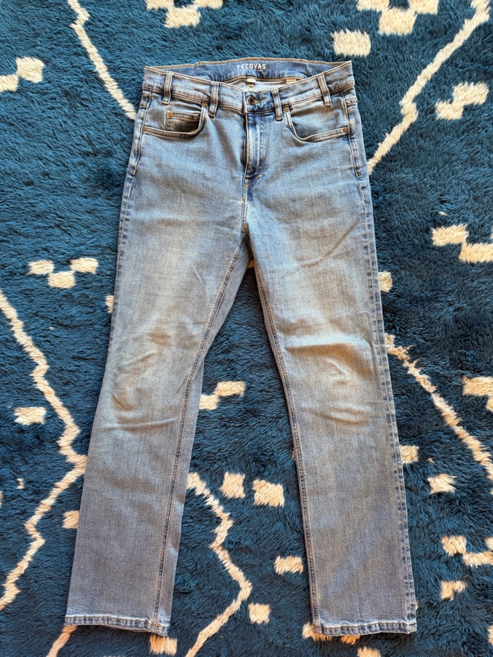 Tecovas Light Blue Straight-Leg Jeans